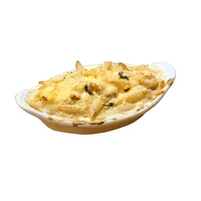 Penne cu pui și ciuperci gratinate - imagine 1